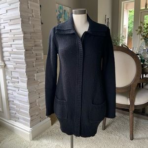 Vintageous black cardigan sweater